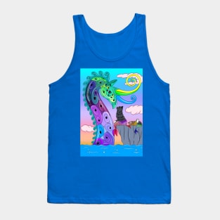 Sea Dragon and Merkitties Tank Top